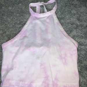 me to we pink halter top